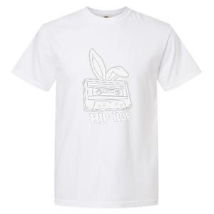 Cassette Easter Hip Hop Happy Easter Cute Ears Bunny Girl Women Garment-Dyed Heavyweight T-Shirt