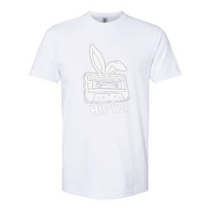 Cassette Easter Hip Hop Happy Easter Cute Ears Bunny Girl Women Softstyle CVC T-Shirt