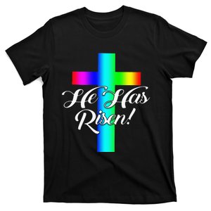 Christian Easter He Has Risen Gift Idea Jesus T-Shirt