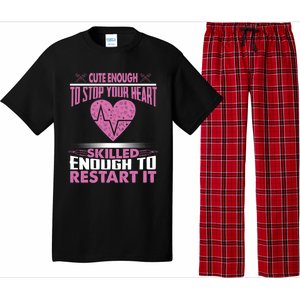 Cardiac Er Icu Hot Nurse Funny Sexy Gift Cardiology Nurse Great Gift Pajama Set