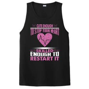 Cardiac Er Icu Hot Nurse Funny Sexy Gift Cardiology Nurse Great Gift PosiCharge Competitor Tank