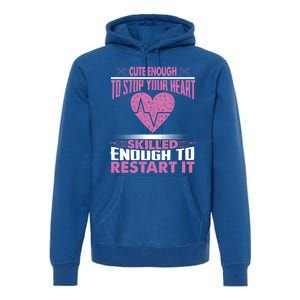 Cardiac Er Icu Hot Nurse Funny Sexy Gift Cardiology Nurse Great Gift Premium Hoodie