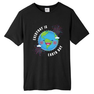 Cute Everyday Is Earth Day Climate Change Awareness Gift Tall Fusion ChromaSoft Performance T-Shirt