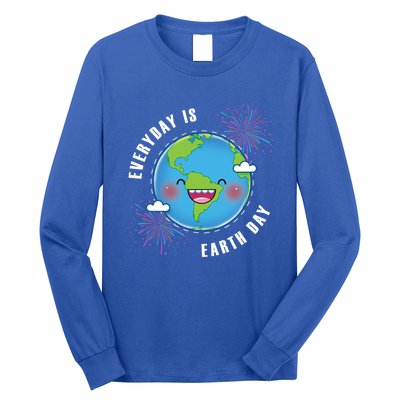 Cute Everyday Is Earth Day Climate Change Awareness Gift Long Sleeve Shirt