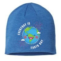 Cute Everyday Is Earth Day Climate Change Awareness Gift Sustainable Beanie