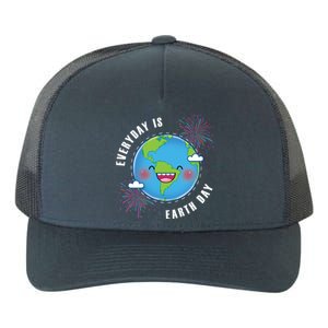 Cute Everyday Is Earth Day Climate Change Awareness Gift Yupoong Adult 5-Panel Trucker Hat