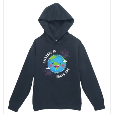 Cute Everyday Is Earth Day Climate Change Awareness Gift Urban Pullover Hoodie