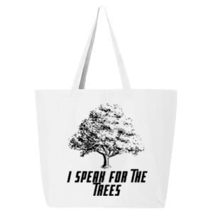 Cute Earth I Speak For The Trees Environt Nature Lover Gift 25L Jumbo Tote