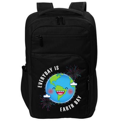 Cute Everyday Is Earth Day Climate Change Awareness Gift Impact Tech Backpack