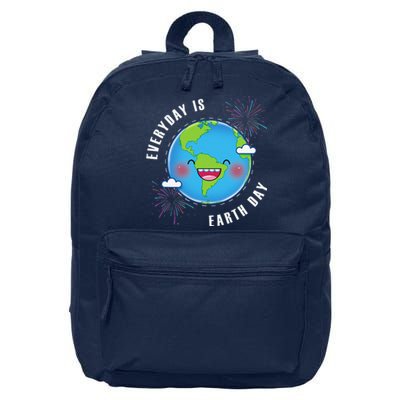 Cute Everyday Is Earth Day Climate Change Awareness Gift 16 in Basic Backpack