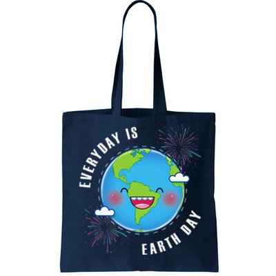 Cute Everyday Is Earth Day Climate Change Awareness Gift Tote Bag