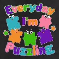Cute Everyday I'm Puzzling Autism Awareness 11oz C Handle Ceramic Mug