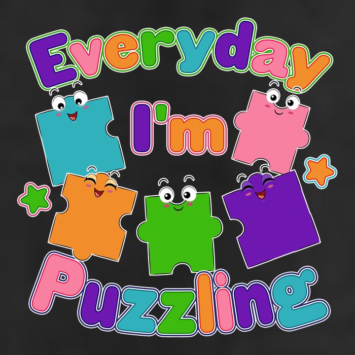 Cute Everyday I'm Puzzling Autism Awareness 11oz C Handle Ceramic Mug