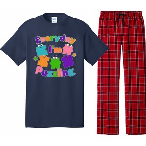 Cute Everyday I'm Puzzling Autism Awareness Pajama Set