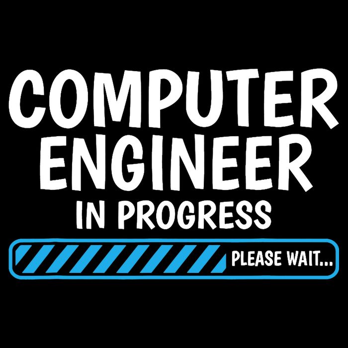 Computer Engineer In Progress Future Computer Engineer Cropped Pullover Crew