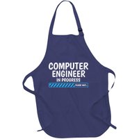 Computer Engineer In Progress Future Computer Engineer Full-Length Apron With Pockets
