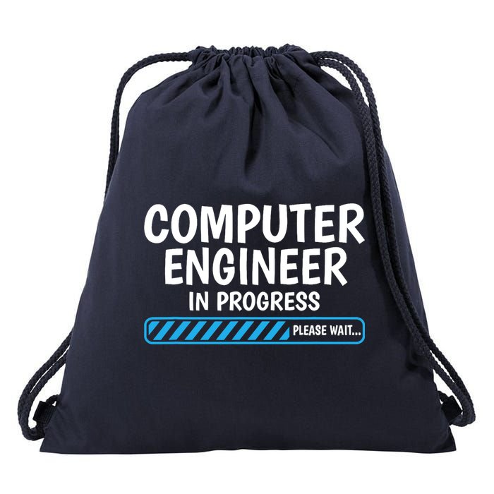 Computer Engineer In Progress Future Computer Engineer Drawstring Bag