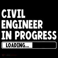Civil Engineer In Progress Engineering Funny Civil Engineer Stripe Pom Pom Beanie