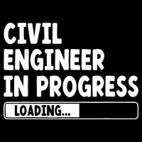 Civil Engineer In Progress Engineering Funny Civil Engineer Wool Snapback Cap