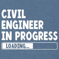 Civil Engineer In Progress Engineering Funny Civil Engineer Garment-Dyed Sweatshirt