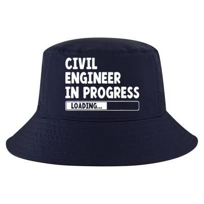 Civil Engineer In Progress Engineering Funny Civil Engineer Cool Comfort Performance Bucket Hat