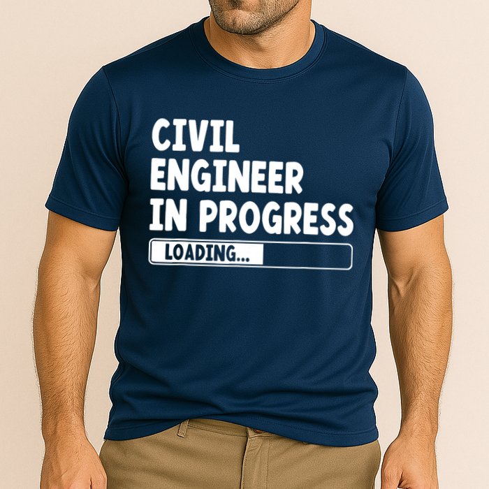 Civil Engineer In Progress Engineering Funny Civil Engineer Performance Shirt