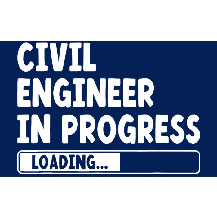 Civil Engineer In Progress Engineering Funny Civil Engineer Bumper Sticker