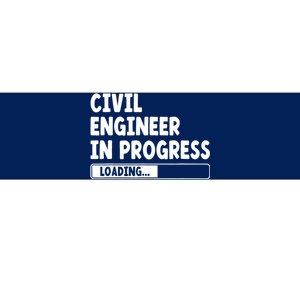 Civil Engineer In Progress Engineering Funny Civil Engineer Bumper Sticker