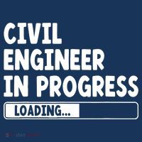 Civil Engineer In Progress Engineering Funny Civil Engineer Flatbill Hat