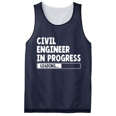 Civil Engineer In Progress Engineering Funny Civil Engineer Mesh Reversible Basketball Jersey Tank