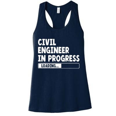 Civil Engineer In Progress Engineering Funny Civil Engineer Womens Tank Top