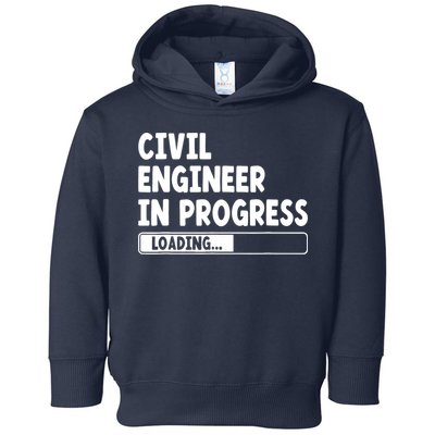Civil Engineer In Progress Engineering Funny Civil Engineer Toddler Hoodie