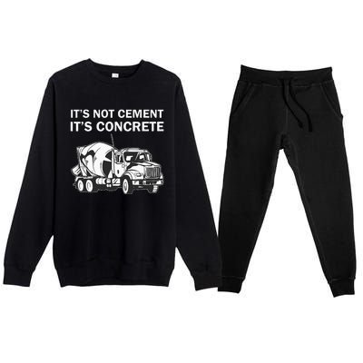 Civil Engineer Its Concrete Engineering Premium Crewneck Sweatsuit Set