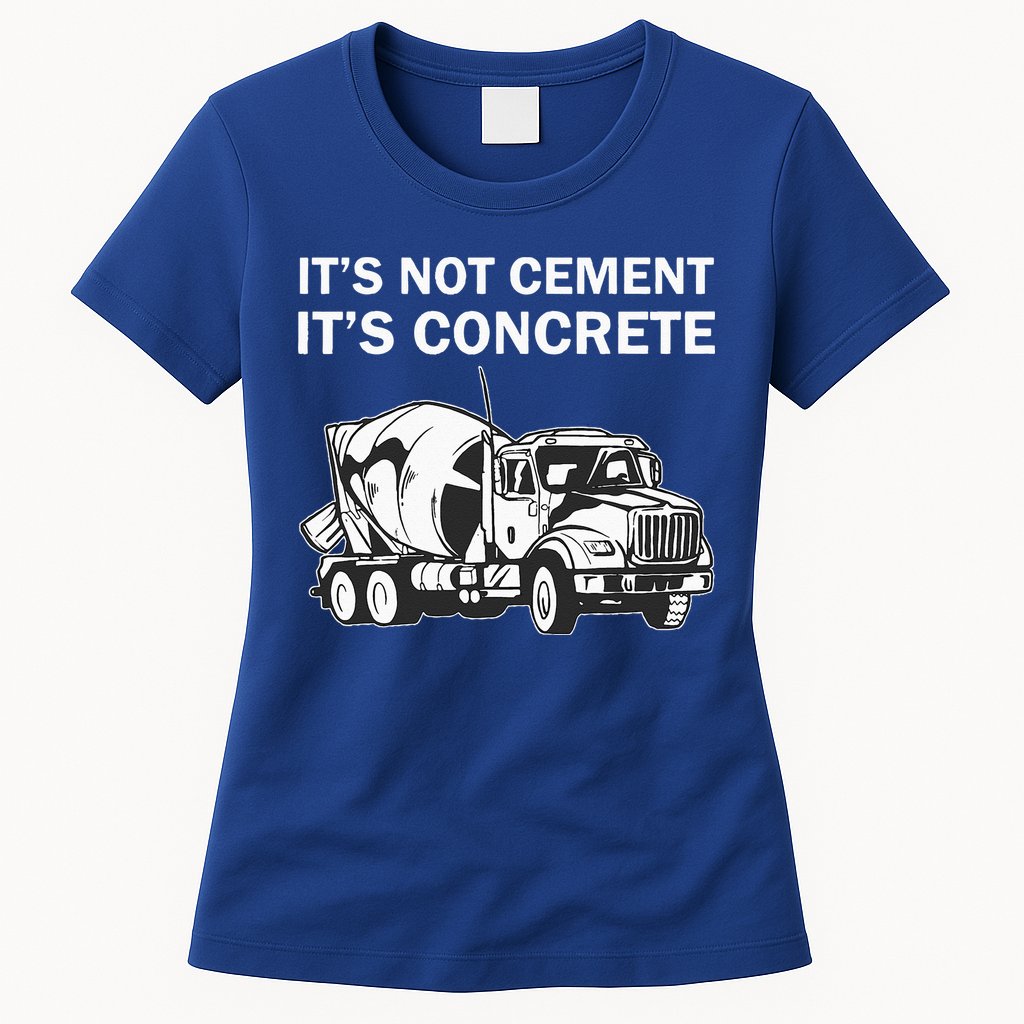 Civil Engineer Its Concrete Engineering Womens T-Shirt
