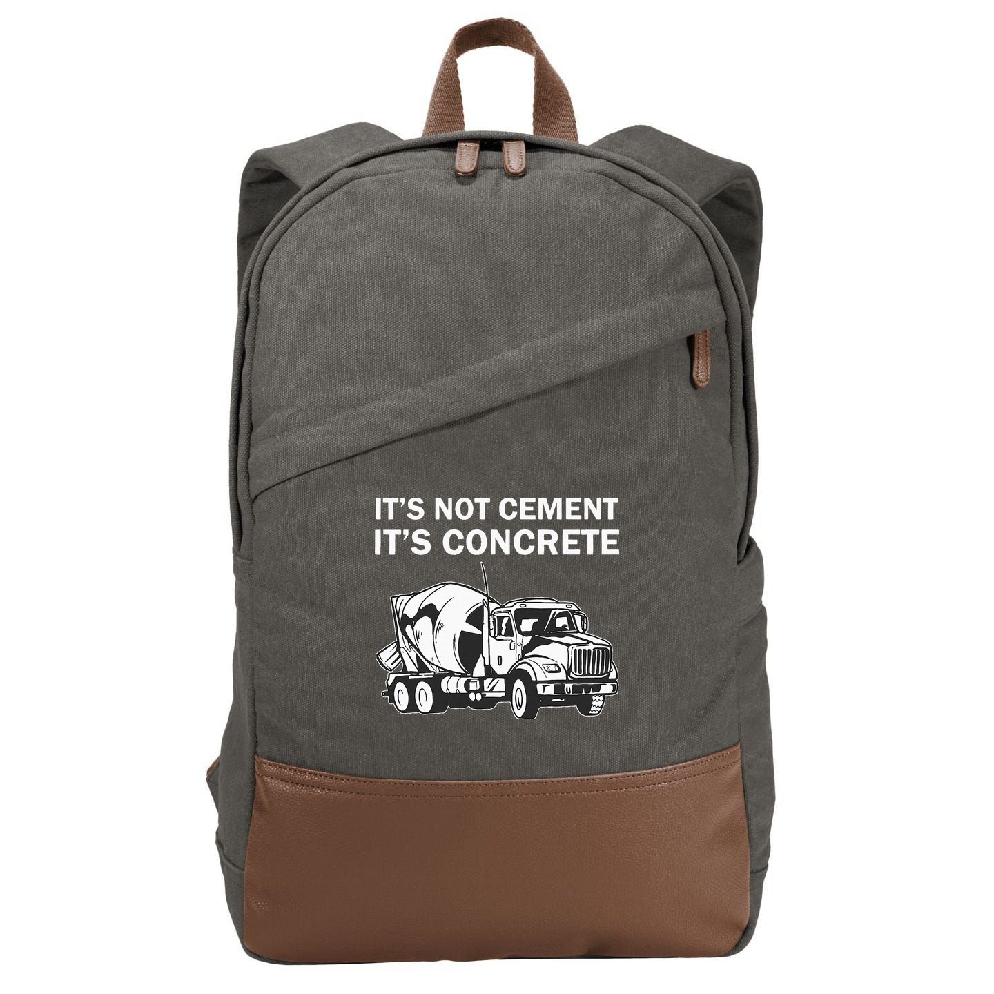 Civil Engineer Its Concrete Engineering Cotton Canvas Backpack
