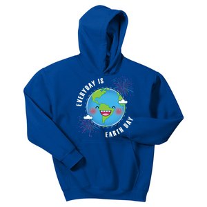 Cute Everyday Is Earth Day Climate Change Awareness Gift Kids Hoodie