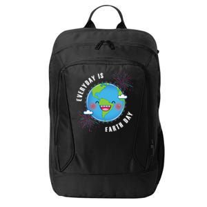 Cute Everyday Is Earth Day Climate Change Awareness Gift City Backpack