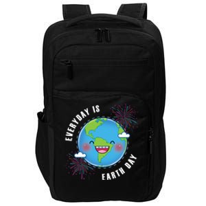 Cute Everyday Is Earth Day Climate Change Awareness Gift Impact Tech Backpack