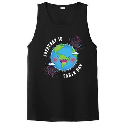 Cute Everyday Is Earth Day Climate Change Awareness Gift PosiCharge Competitor Tank