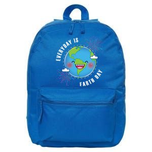 Cute Everyday Is Earth Day Climate Change Awareness Gift 16 in Basic Backpack