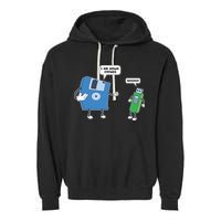 Computer Engineering I Men Father Son Floppy Disk Engineer Short Sleeve Garment-Dyed Fleece Hoodie