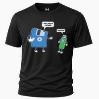 Computer Engineering I Men Father Son Floppy Disk Engineer Short Sleeve Performance Shirt
