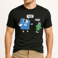 Computer Engineering I Men Father Son Floppy Disk Engineer Short Sleeve Performance Shirt