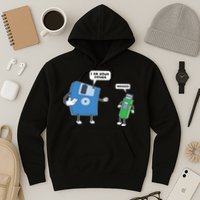 Computer Engineering I Men Father Son Floppy Disk Engineer Short Sleeve Hoodie