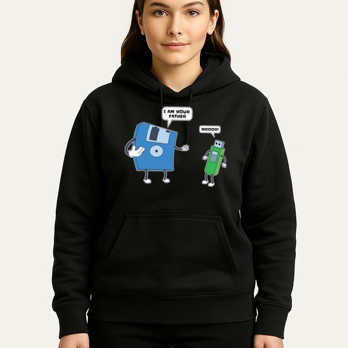 Computer Engineering I Men Father Son Floppy Disk Engineer Short Sleeve Hoodie