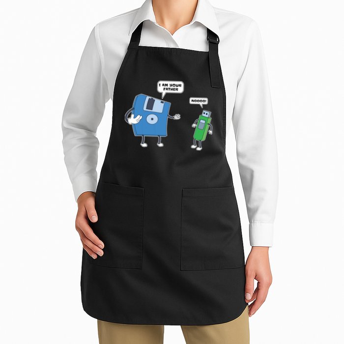 Computer Engineering I Men Father Son Floppy Disk Engineer Short Sleeve Apron
