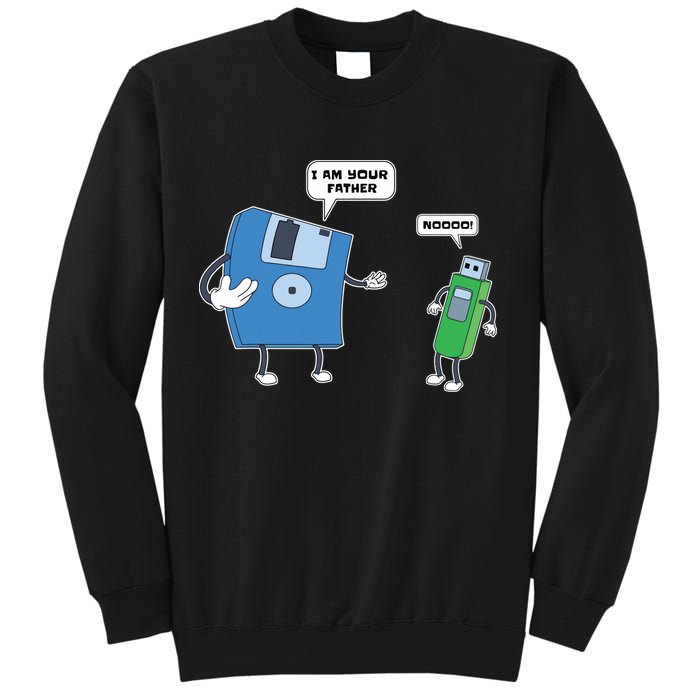 Computer Engineering I Men Father Son Floppy Disk Engineer Short Sleeve Sweatshirt