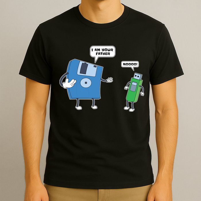 Computer Engineering I Men Father Son Floppy Disk Engineer Short Sleeve T-Shirt