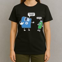 Computer Engineering I Men Father Son Floppy Disk Engineer Short Sleeve T-Shirt