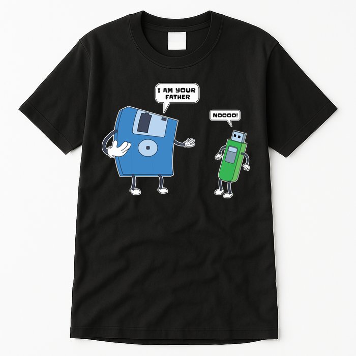 Computer Engineering I Men Father Son Floppy Disk Engineer Short Sleeve Tall T-Shirt